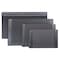 Dacasso Black Leather Top-Rail Desk Pad/Desk Protector, 34" X 20" PR-1021 - alternate 4